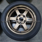 JDM Volk Racing TE37 Bronze 15 inch Wheels 
